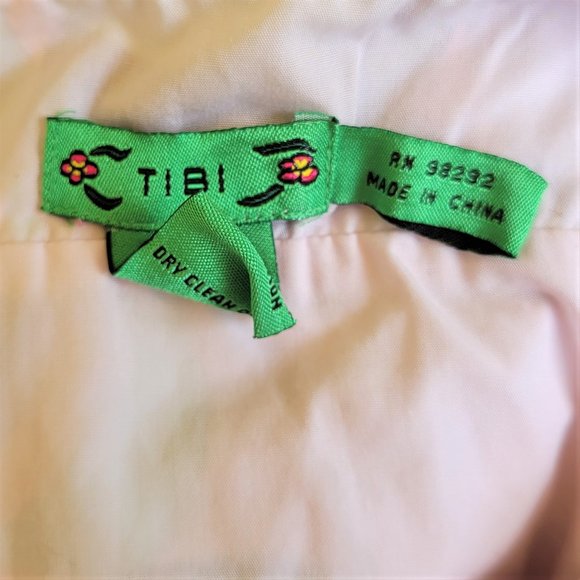 TIBI Colorful Print Strapless Dress 4 Runs small 0/2 - Picture 5 of 5